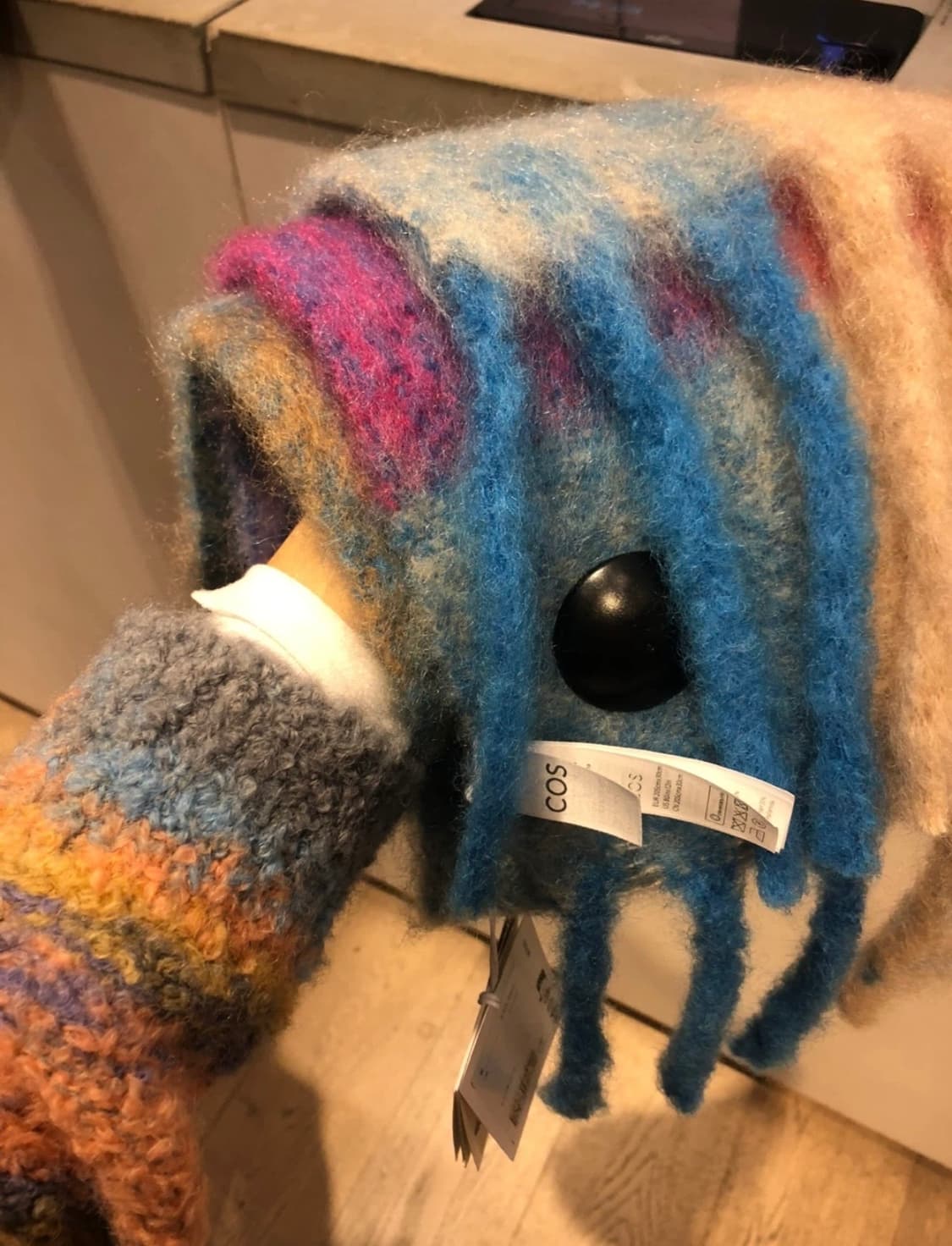 COS 체크 오버사이즈 스카프 목도리 상품이미지2