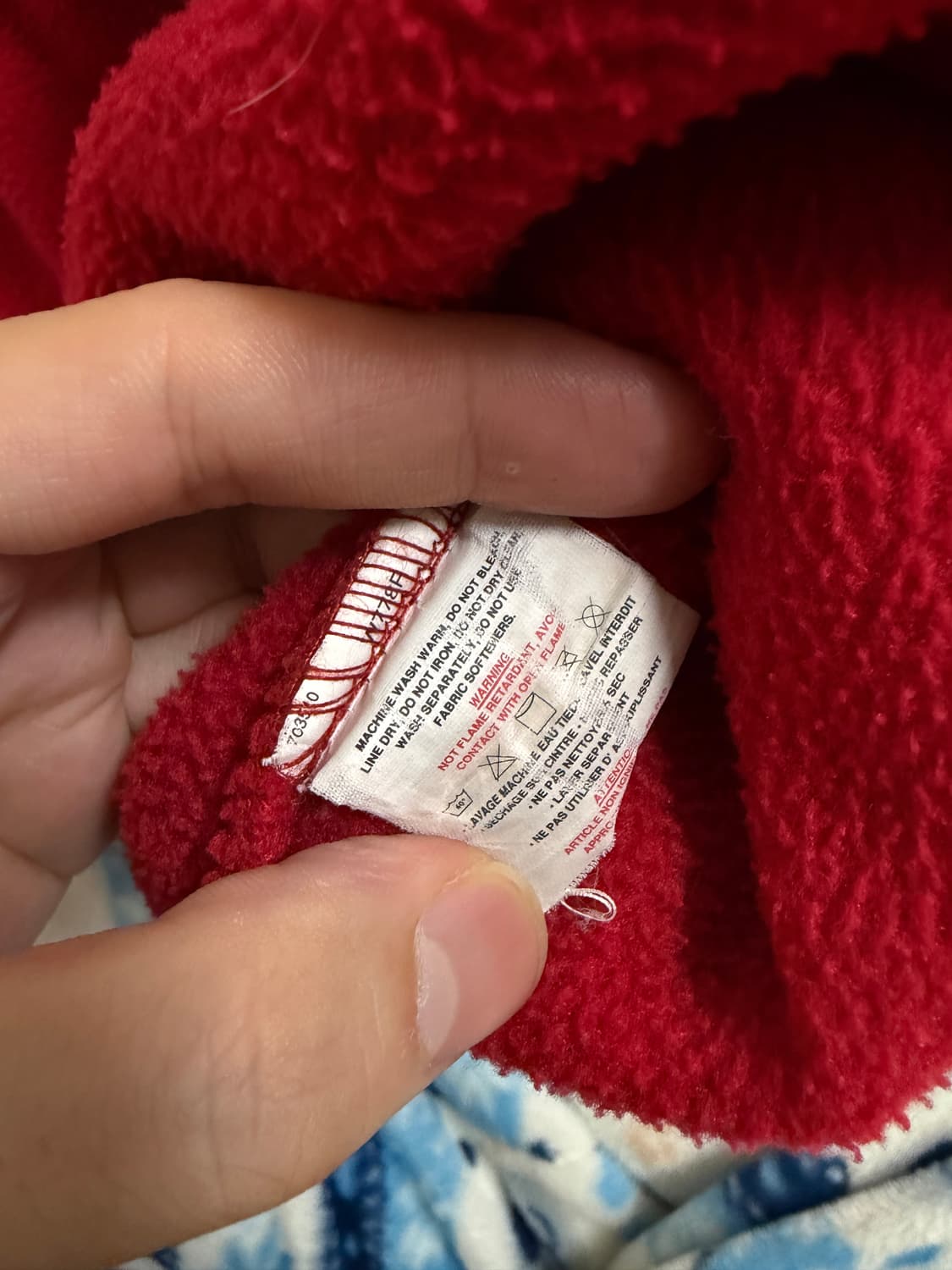 90s 파타고니아 신칠라 스냅티 레드 블랙 L 상품이미지8