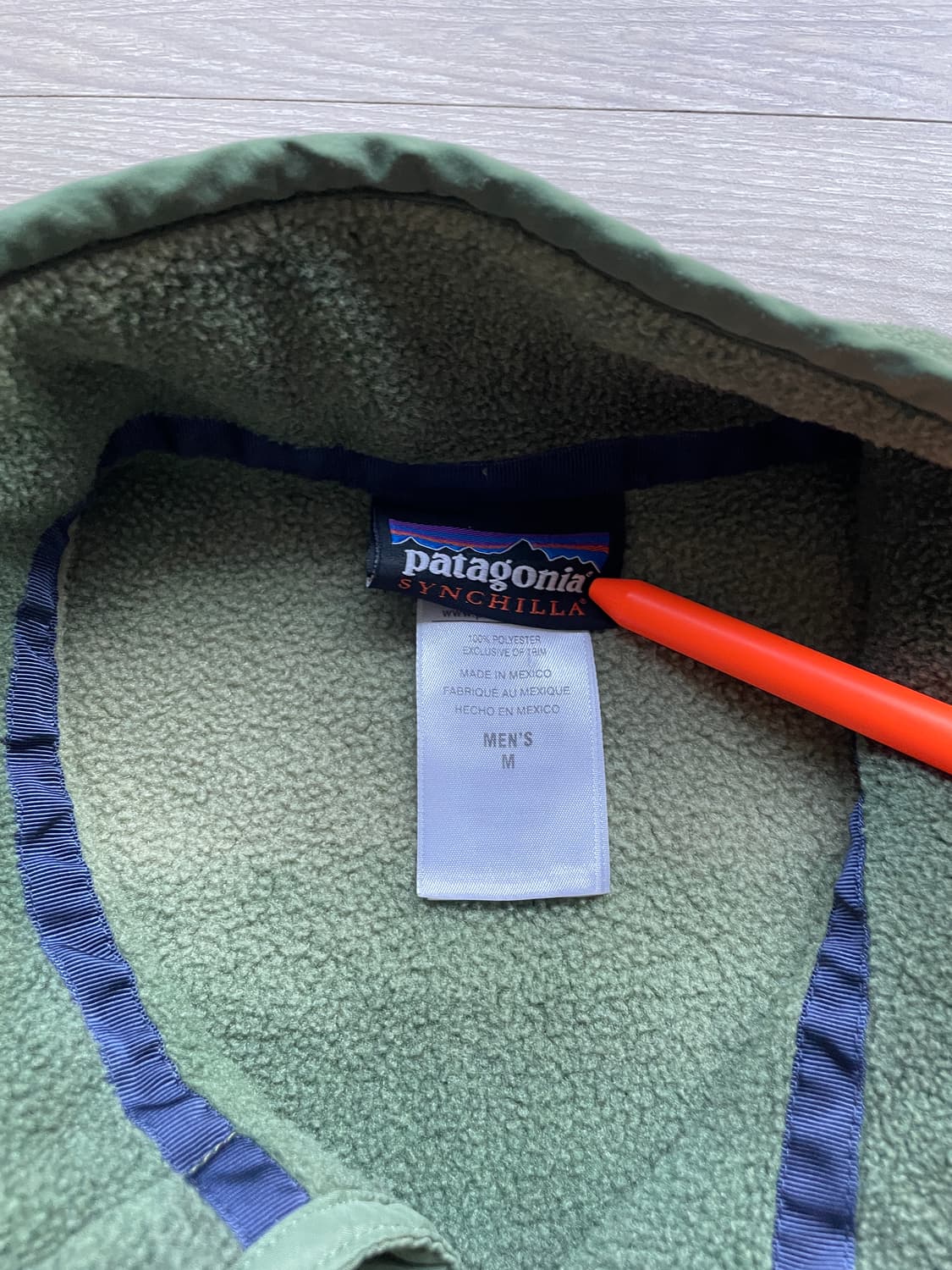 파타고니아 신칠라 그린 스트라이프 patagonia 상품이미지3