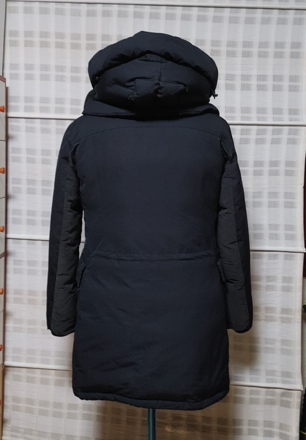 (한섬) 타임옴므 네이비 구스다운 패딩 100 (슬림) / 후드 탈부착 상품이미지5