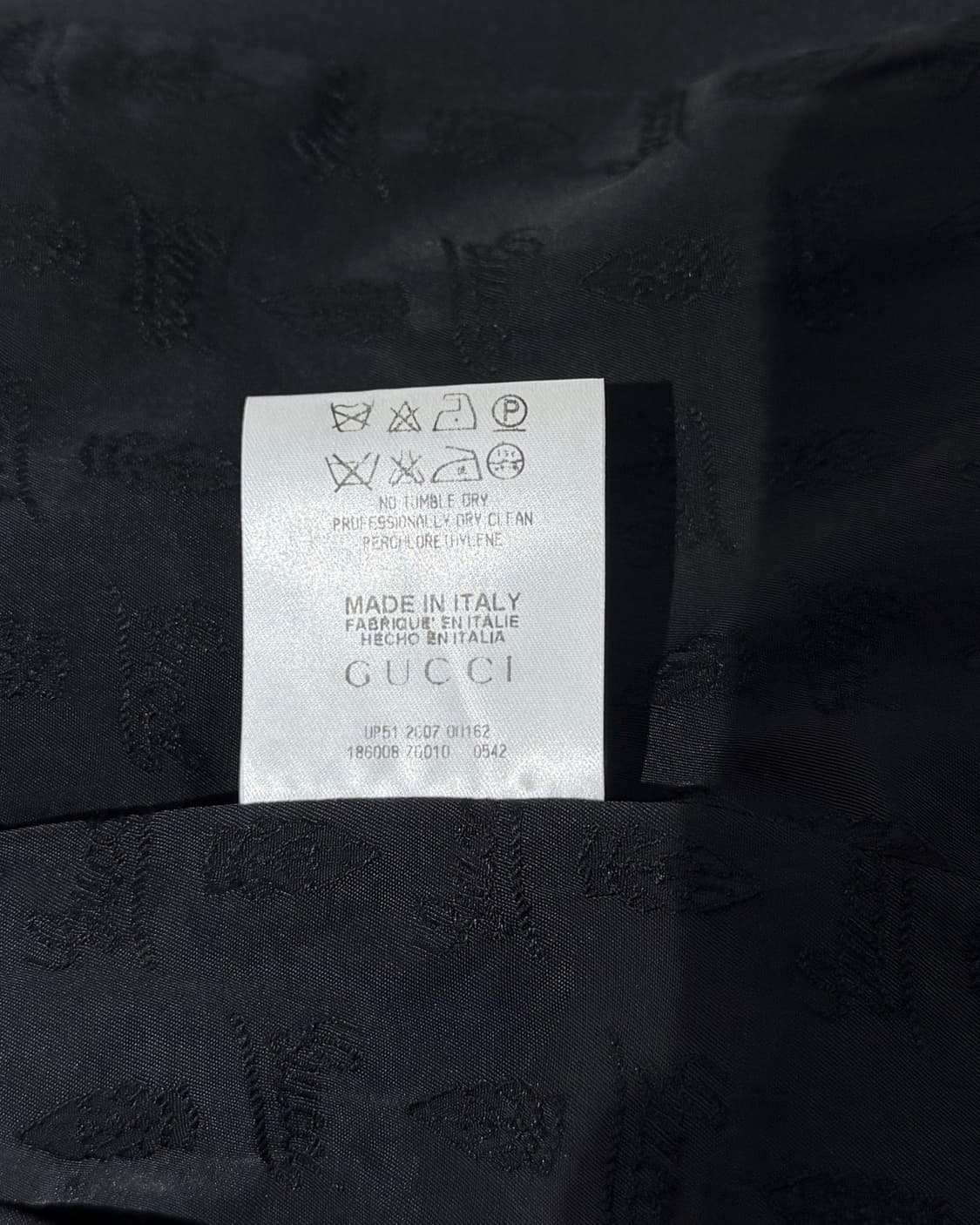 구찌 블랙 싱글 브레스티드 울 블랜드 블레이저 상품이미지9