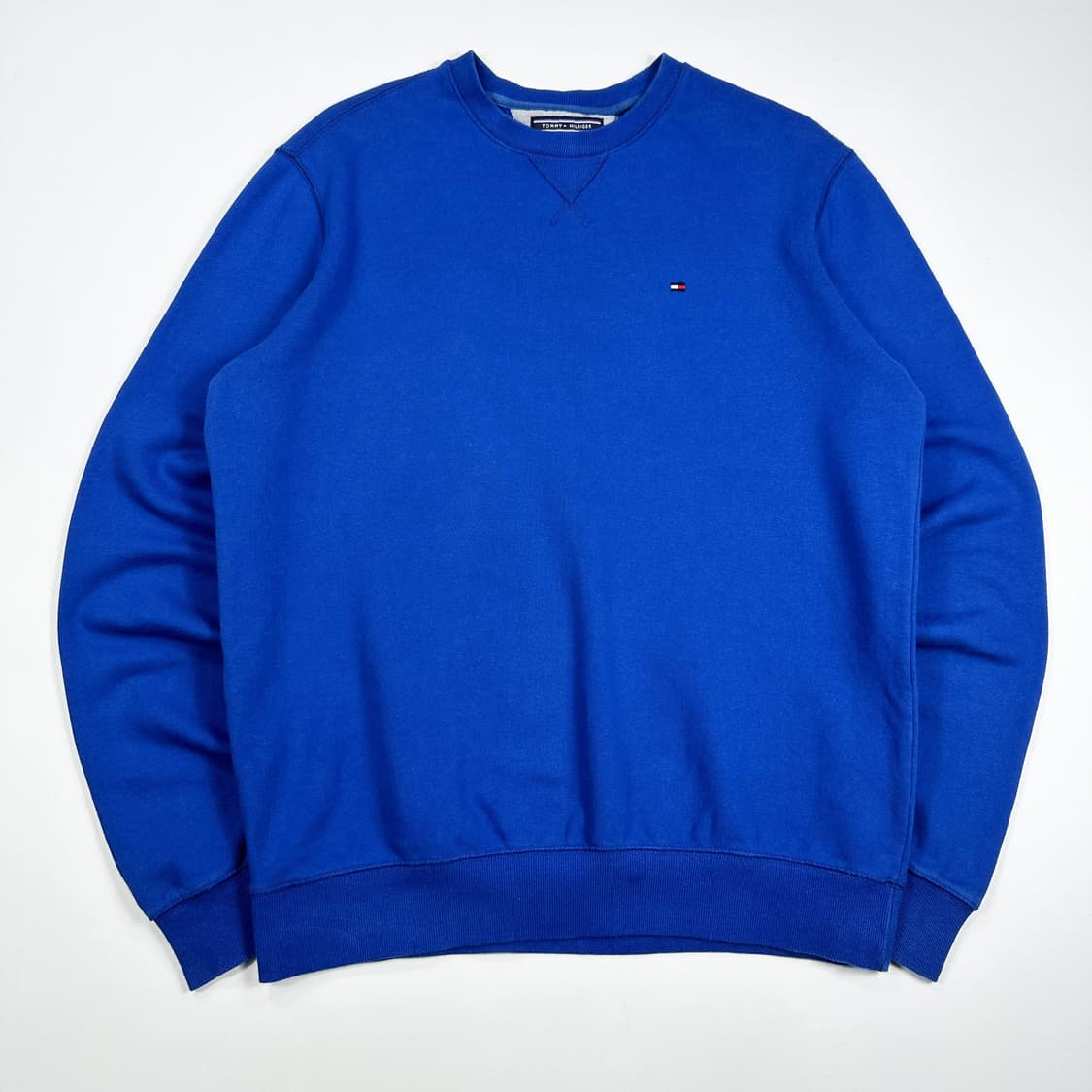 타미힐피거 플래그 블루 크루넥 맨투맨 (M) 상품이미지2