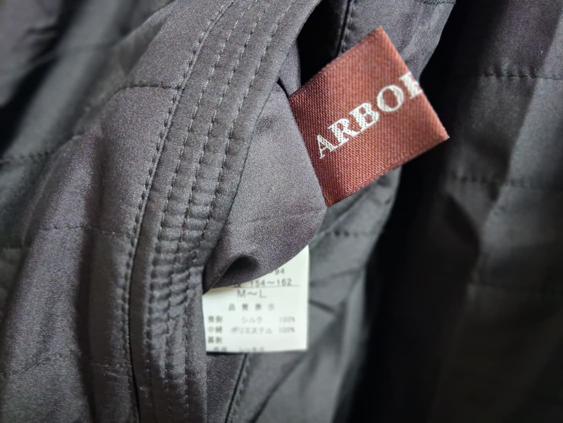 일본ARBORENTE 렉스모피코트 새옷 양면 실크 77 시가270만원 상품이미지10
