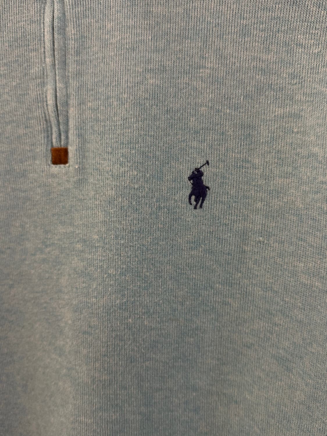 POLO 폴로 스카이블루 반집업니트 상품이미지2