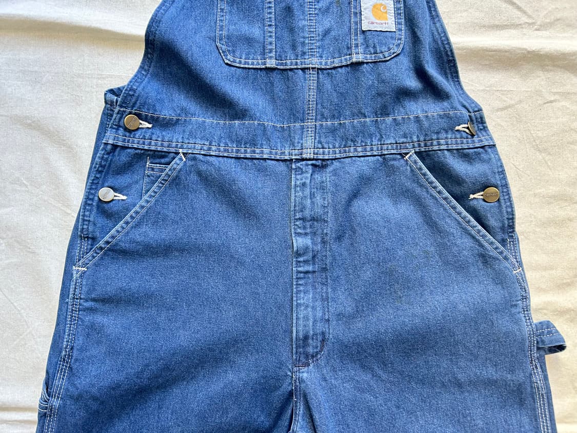 칼하트 데님 오버올 팬츠 상품이미지3