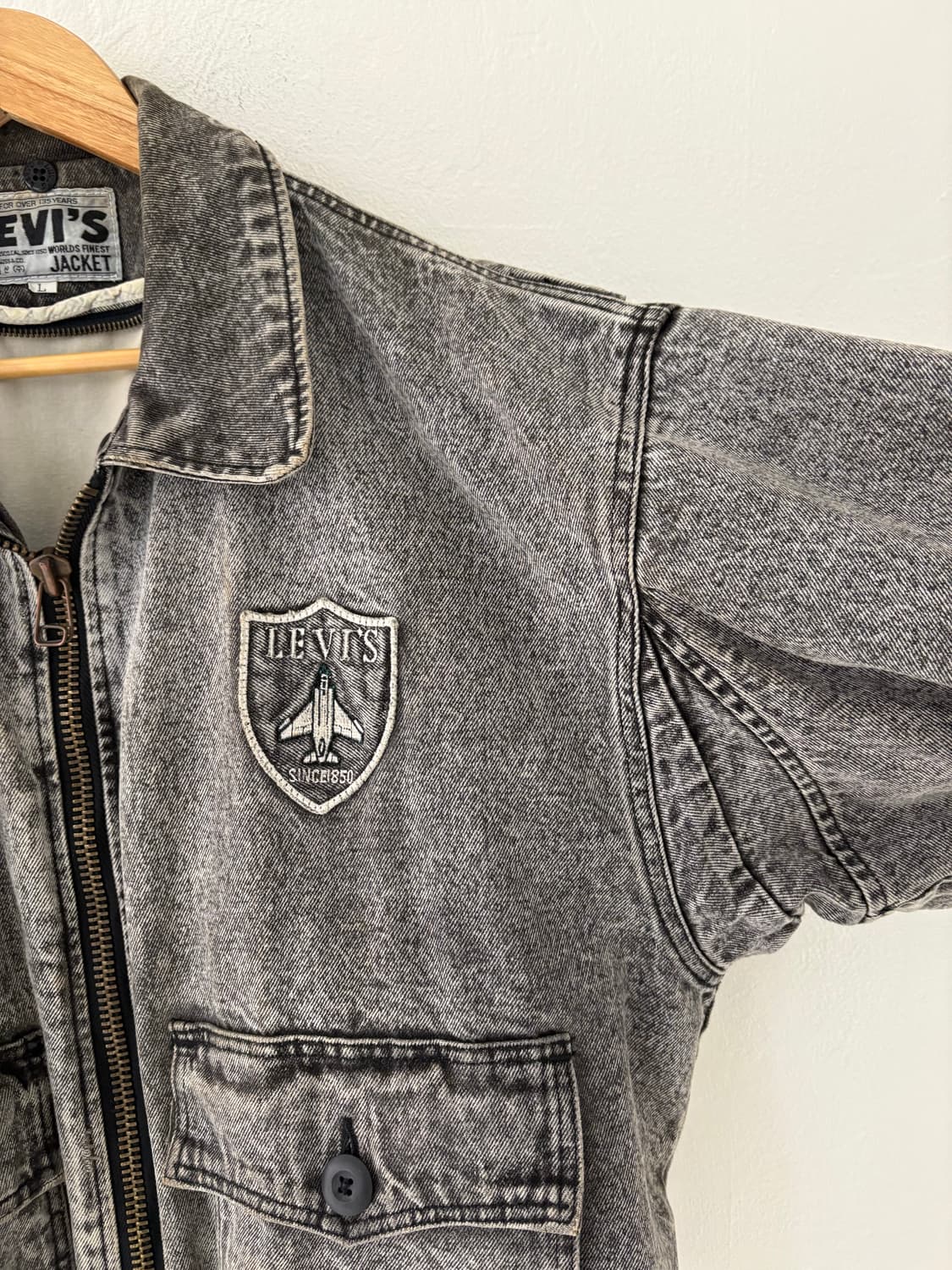 80's Vintage Levis Denim Jacket.  상품이미지3