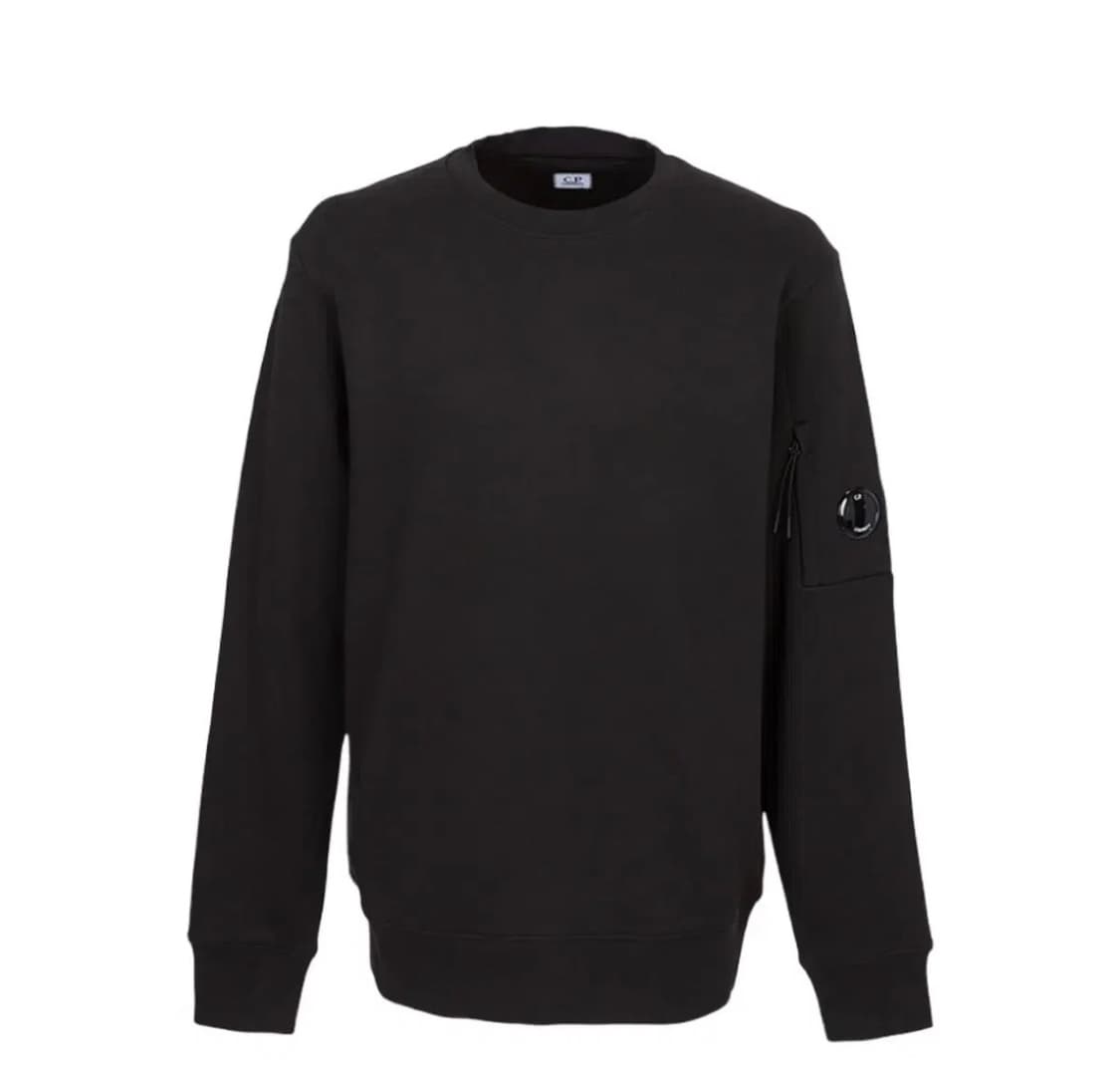 C.P. 컴퍼니 렌즈 와펜 스웨트셔츠 블랙 - 25FW 상품이미지1