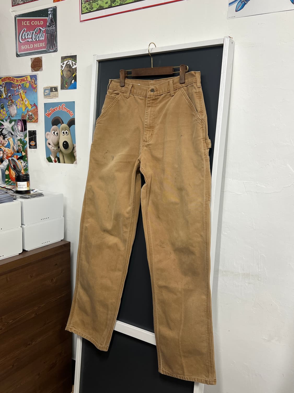 Carhartt OG 칼하트 카펜터 던가리 핏 워크 팬츠 상품이미지9