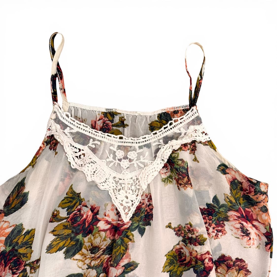 Floral Draping Lace Sleeveless 상품이미지4