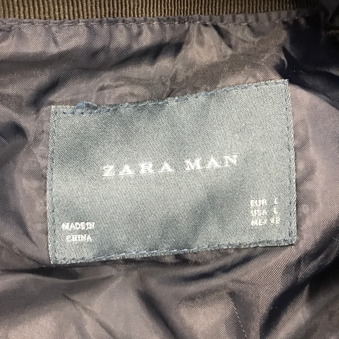 자라 벨벳 스웨이드 자켓 블루[L사이즈] 상품이미지6