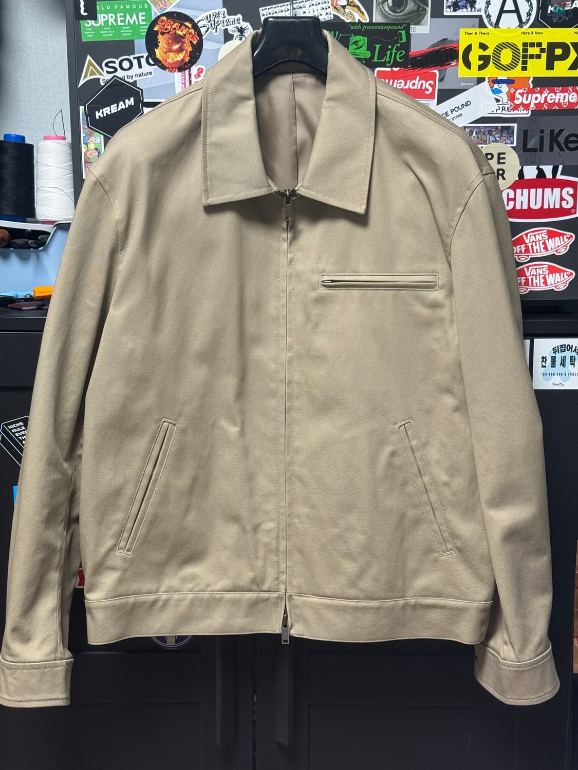 [M] 무신사 스탠다드 헤비웨이트 CP 워크 재킷 베이지 상품이미지3
