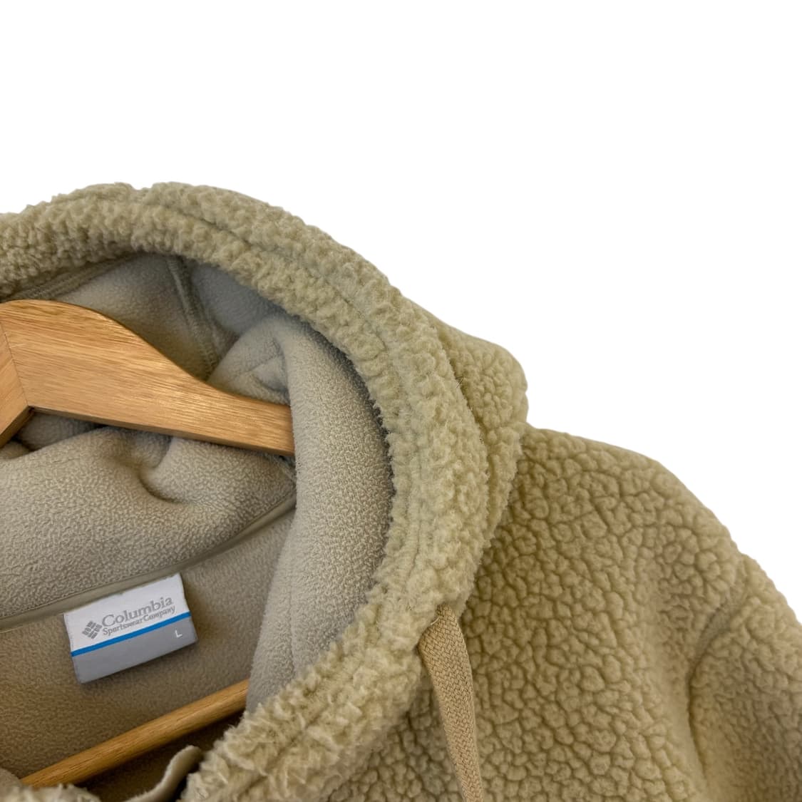 컬럼비아 플리스 후드 자켓 베이지 상품이미지3