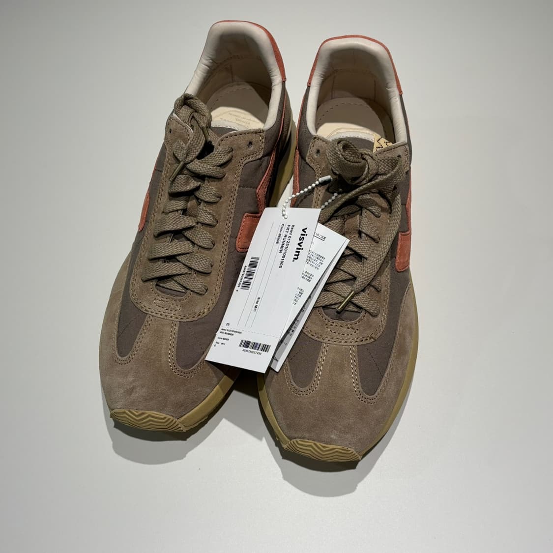 11) visvim 비즈빔 25SS FKT 러너 베이지 상품이미지5