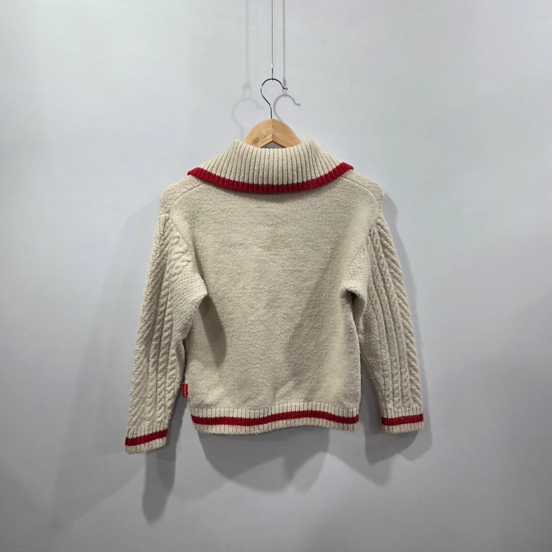 아이스비스킷 키즈 롱카라 피셔맨 니트 145 상품이미지5