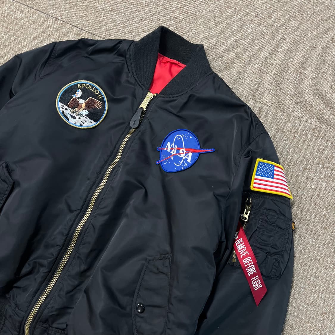 알파 인더스트리 아폴로 MA-1 항공점퍼 상품이미지3
