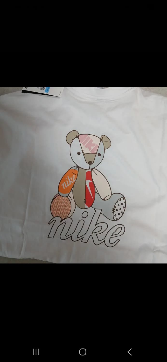 나이키 테디베어 반팔 티셔츠 화이트 상품이미지2
