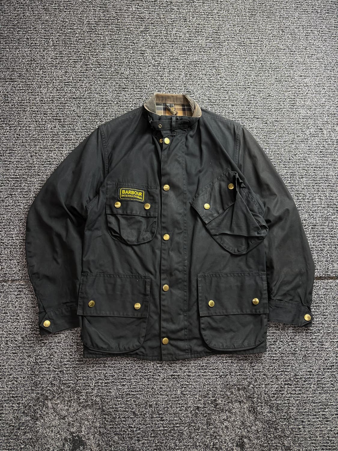 바버 인터네셔널 A7 오리지널 블랙 왁스 자켓 2858 상품이미지2