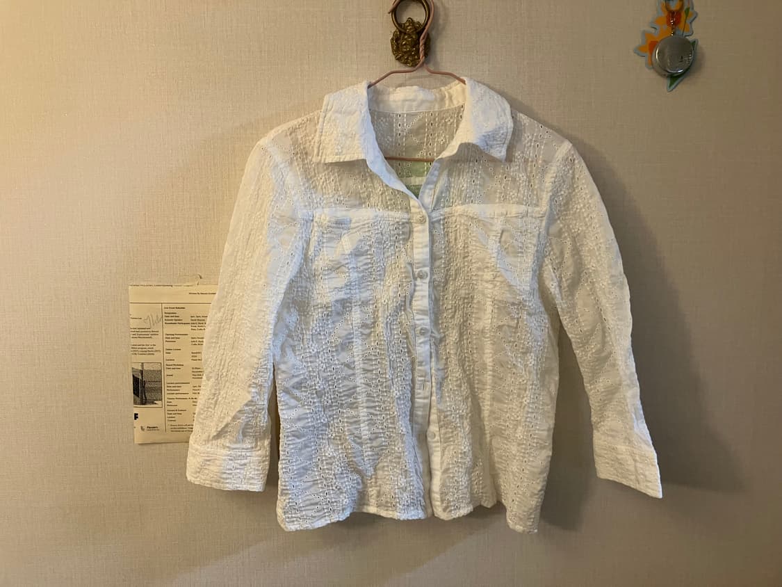 레이스 7부 블라우스 상품이미지1