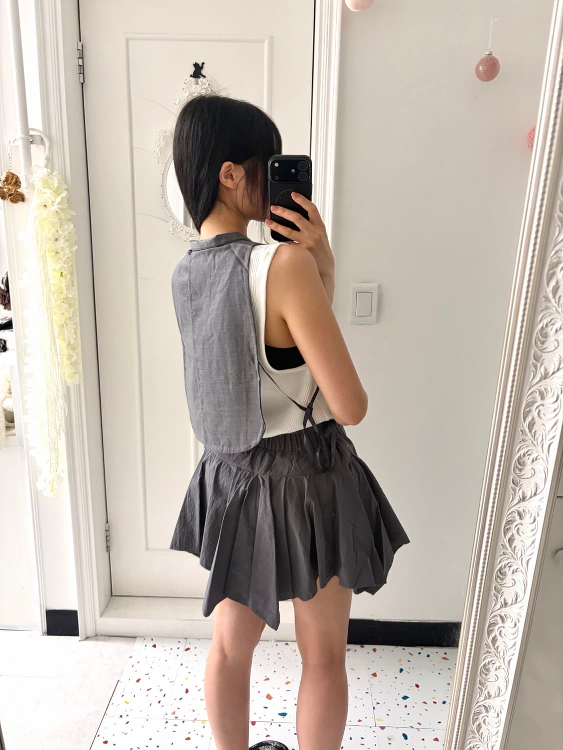 Gray vest 상품이미지5