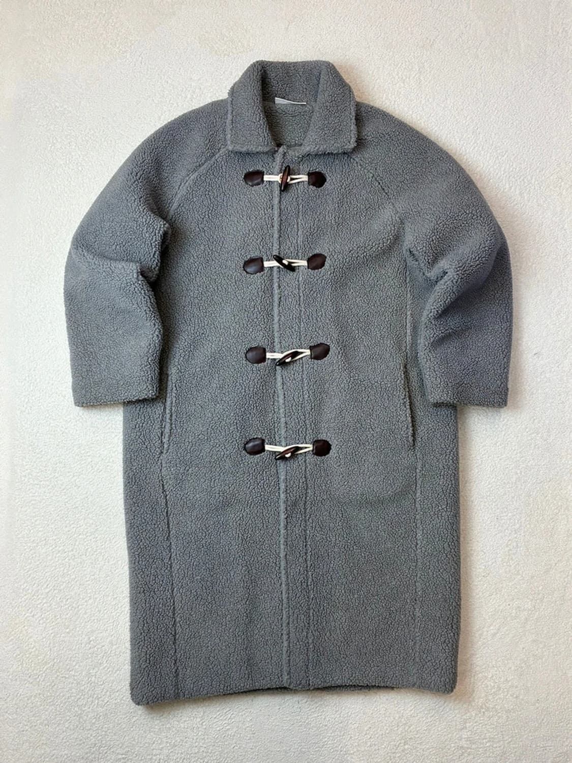 플레이몬스터 더플 트렌카 뽀글 코트 PN6040 상품이미지1