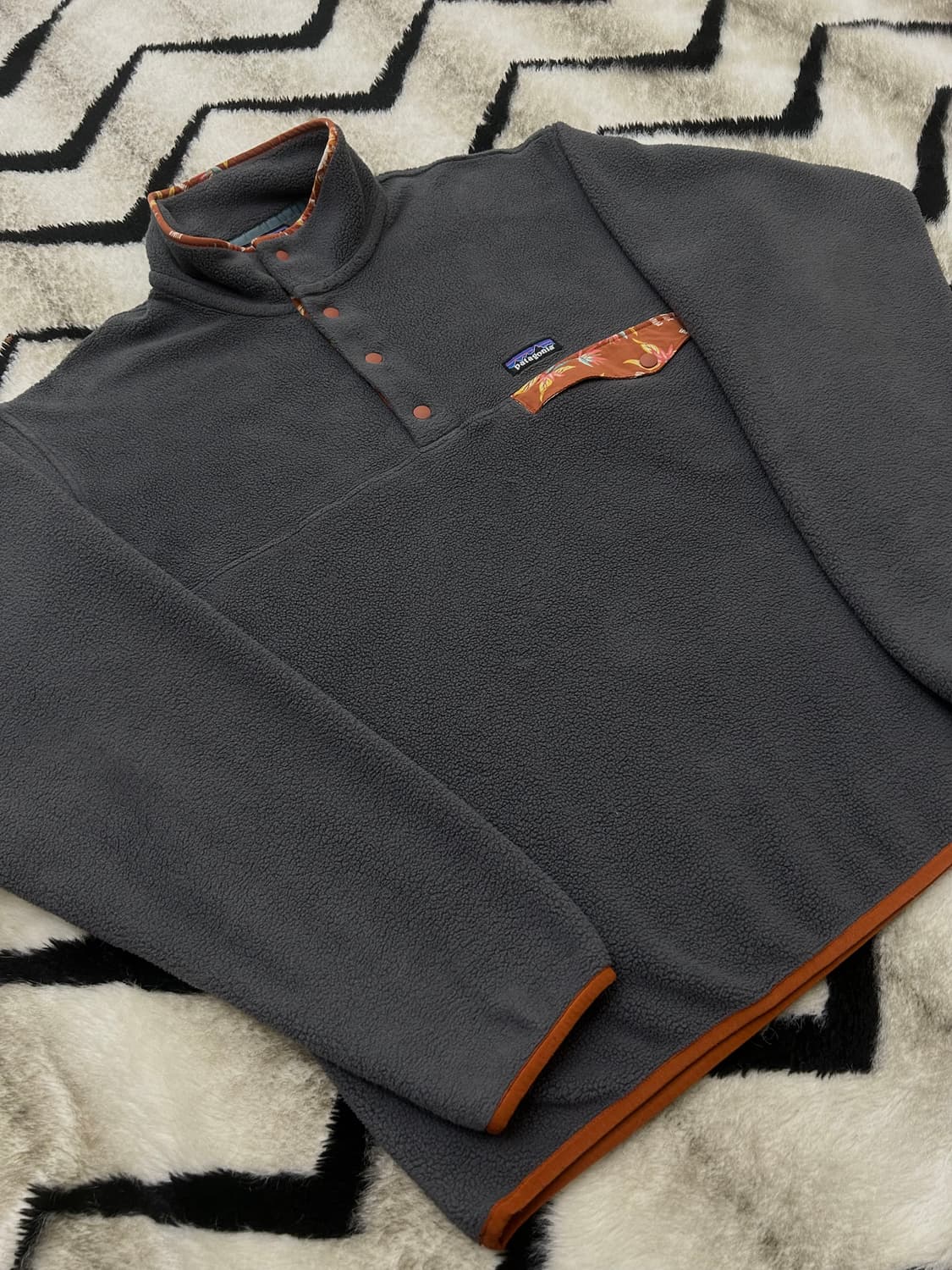 [M]파타고니아 신칠라 풀오버 플리스 플라워 포켓 상품이미지2