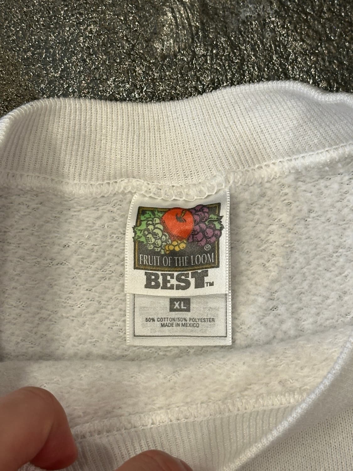 90s 50/50 프룻오브더룸 스웻셔츠 XL 상품이미지4