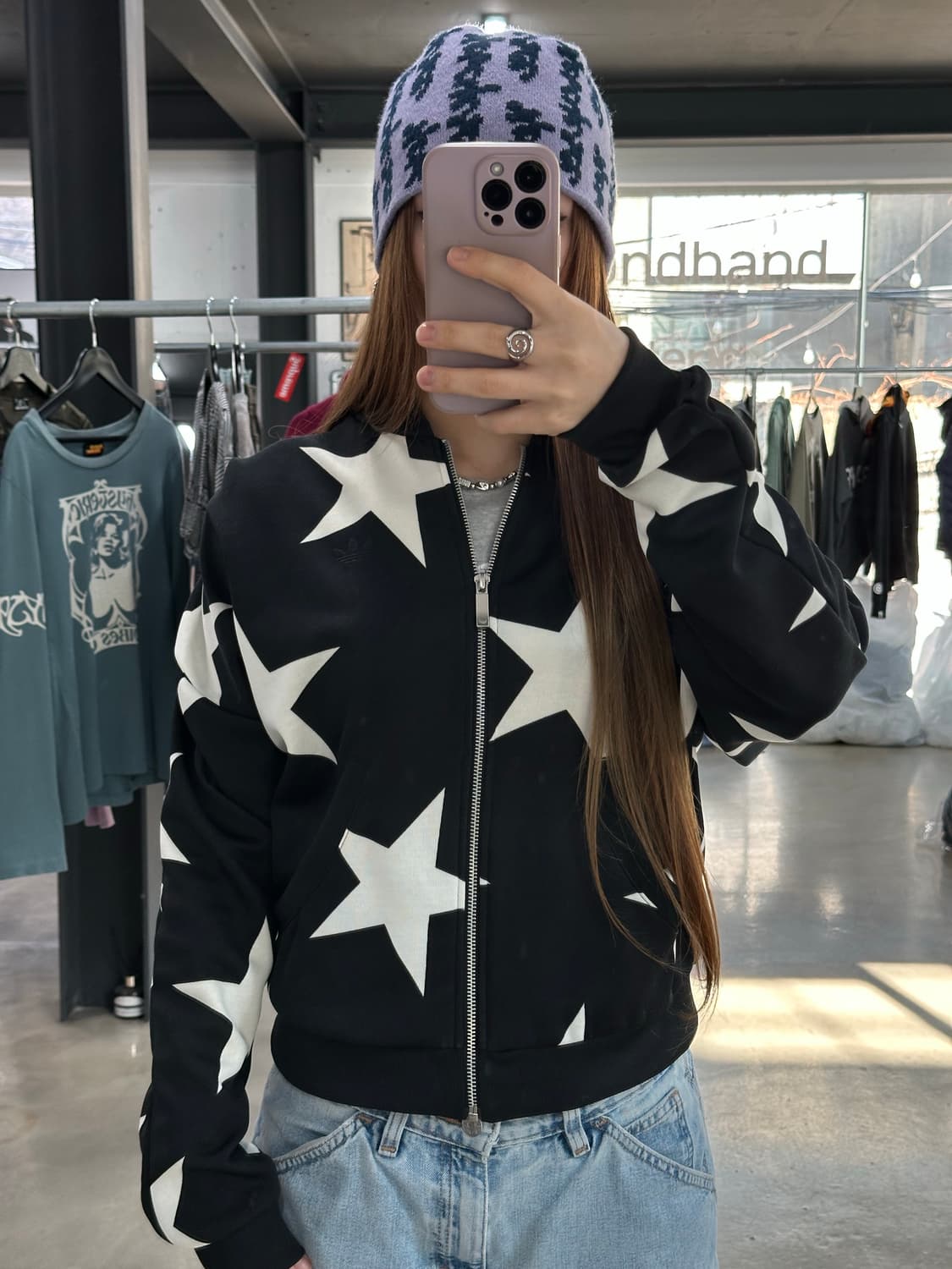 아디다스 빅스타 셔링 블루종 져지 상품이미지4