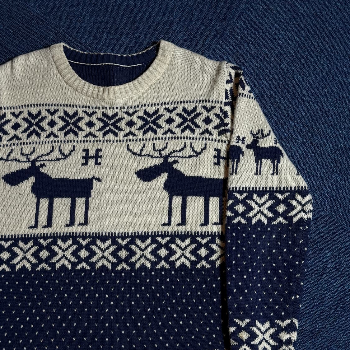 빈티지 노르딕 니트 스웨터 상품이미지2