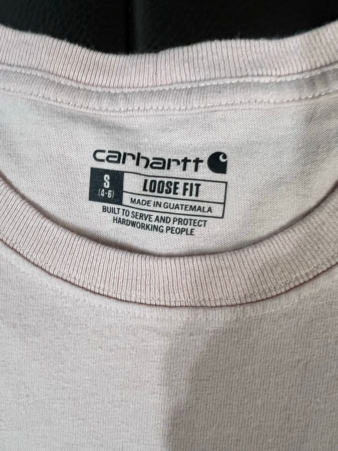 칼하트 핑크 포켓티 상품이미지2