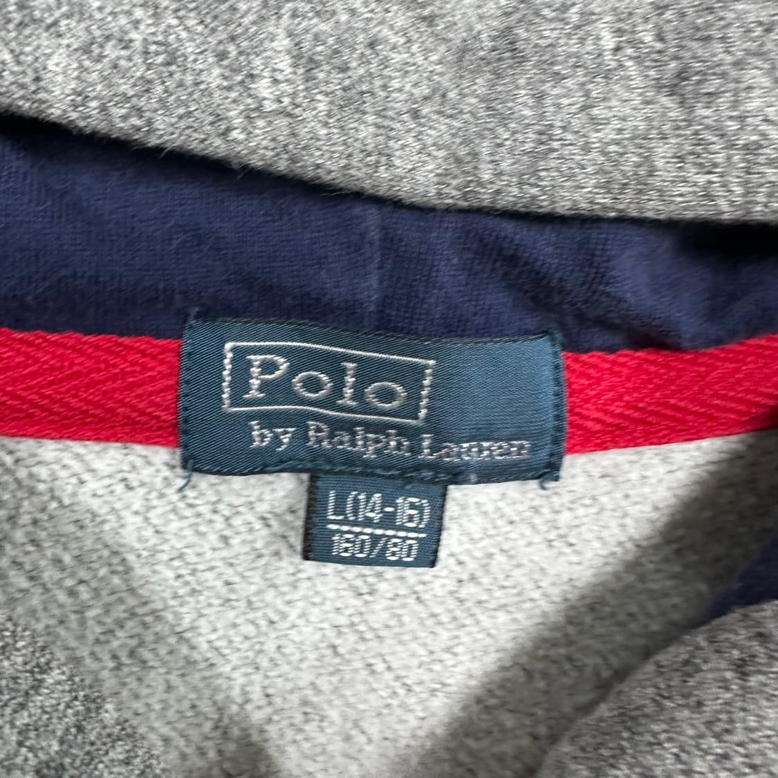 ✨ (바배) 폴로 랄프로렌 00s 빅포니 후드 집업 (14-16) 상품이미지3