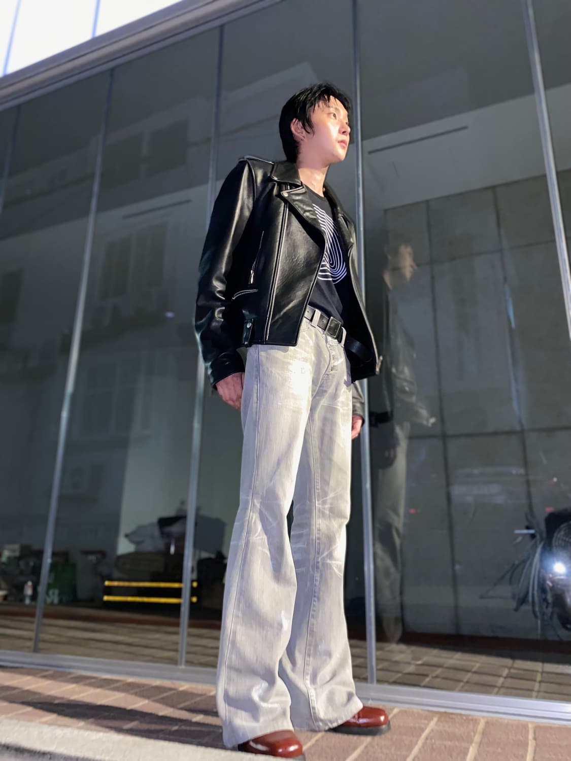 Glitter Washed Boots Cut Pants 상품이미지4