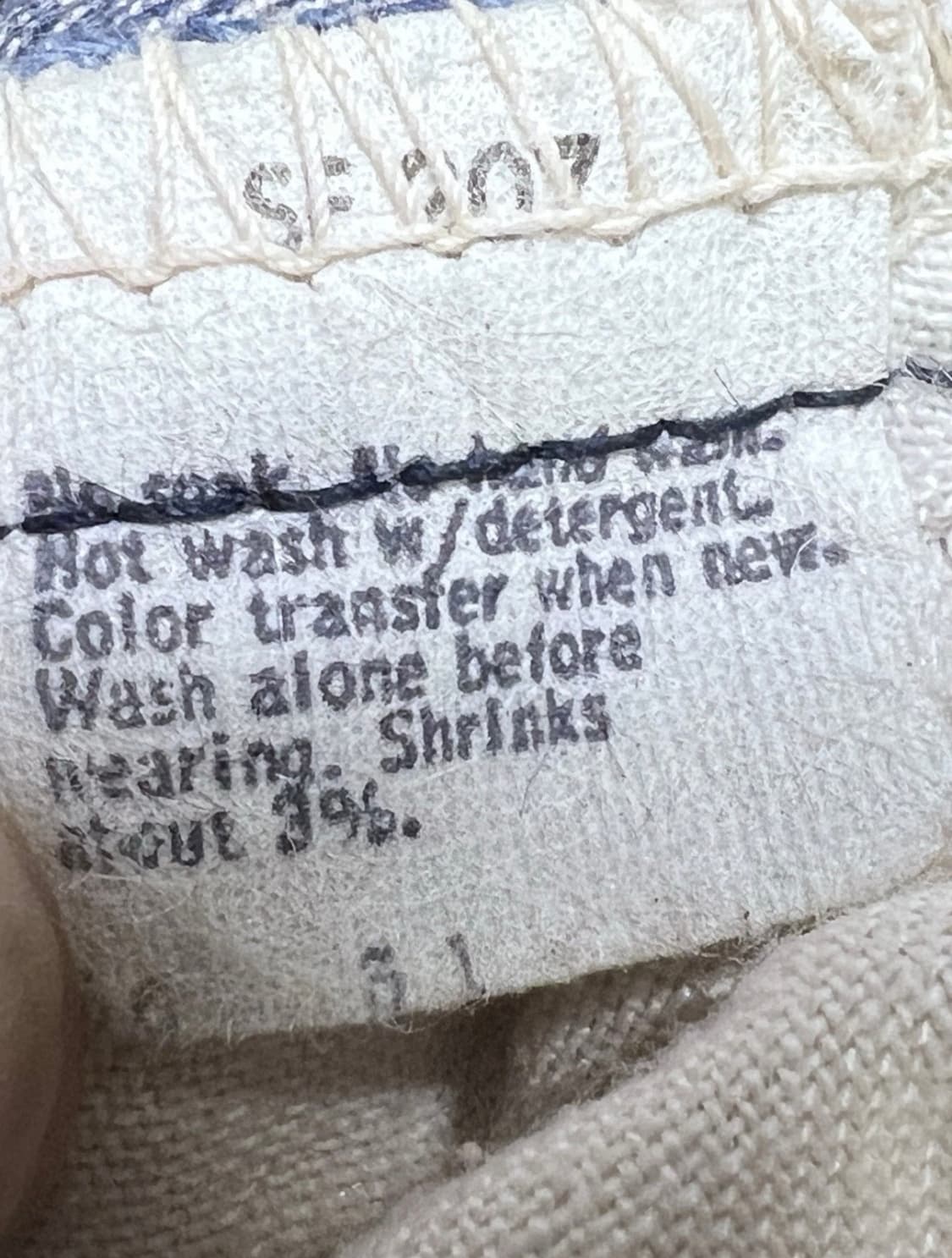 80s 리바이스 517 오랜지탭 데님팬츠 36x31 상품이미지10