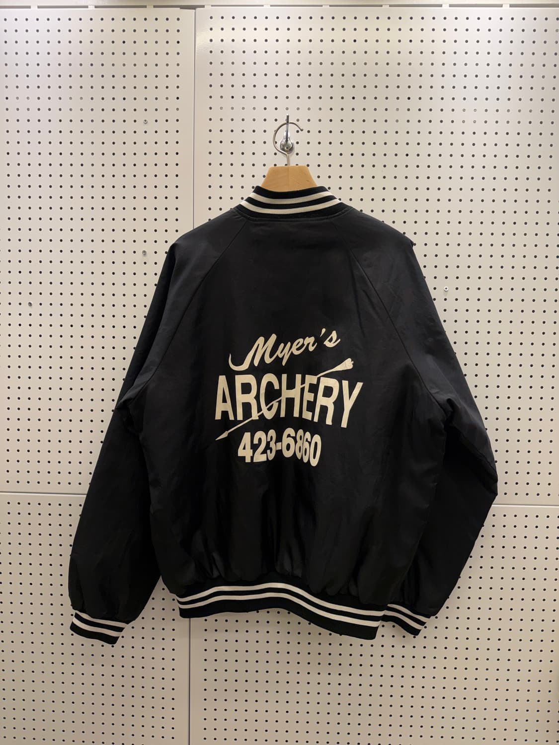 USA 오리지날 빈티지 빅로고 바시티 자켓 U48 상품이미지3