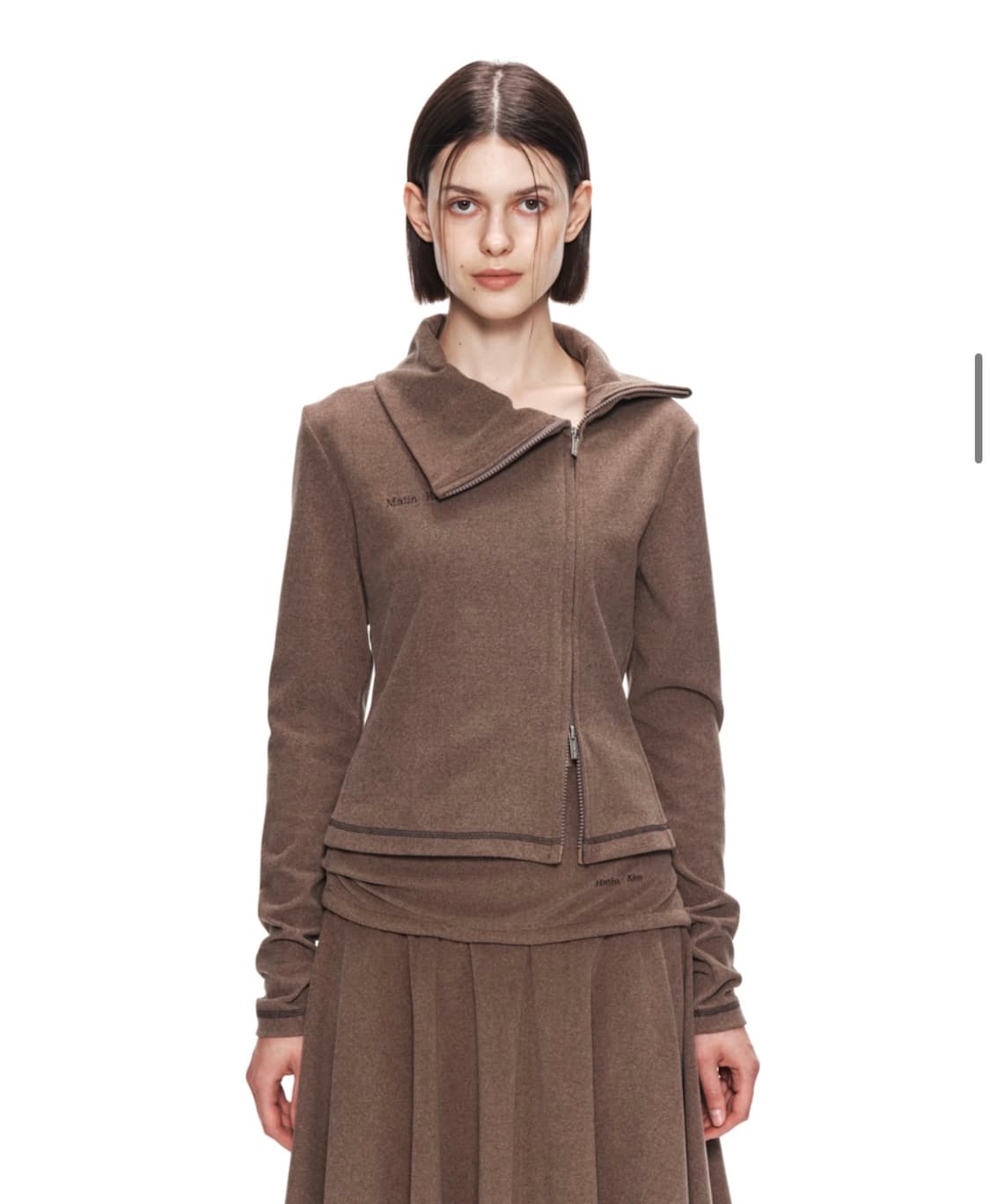 Matin kim 마뗑킴 숄 칼라 저지 가디건 상품이미지1