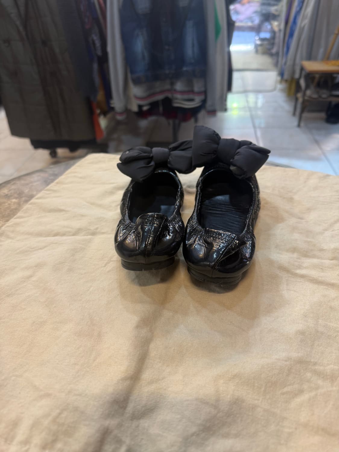 35/230 정품 프라다 리본 플렛슈즈 팝니다 상품이미지5