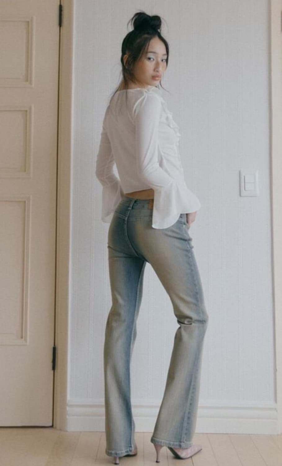 익스파이어드걸 로우라이즈 데님 팬츠 상품이미지2