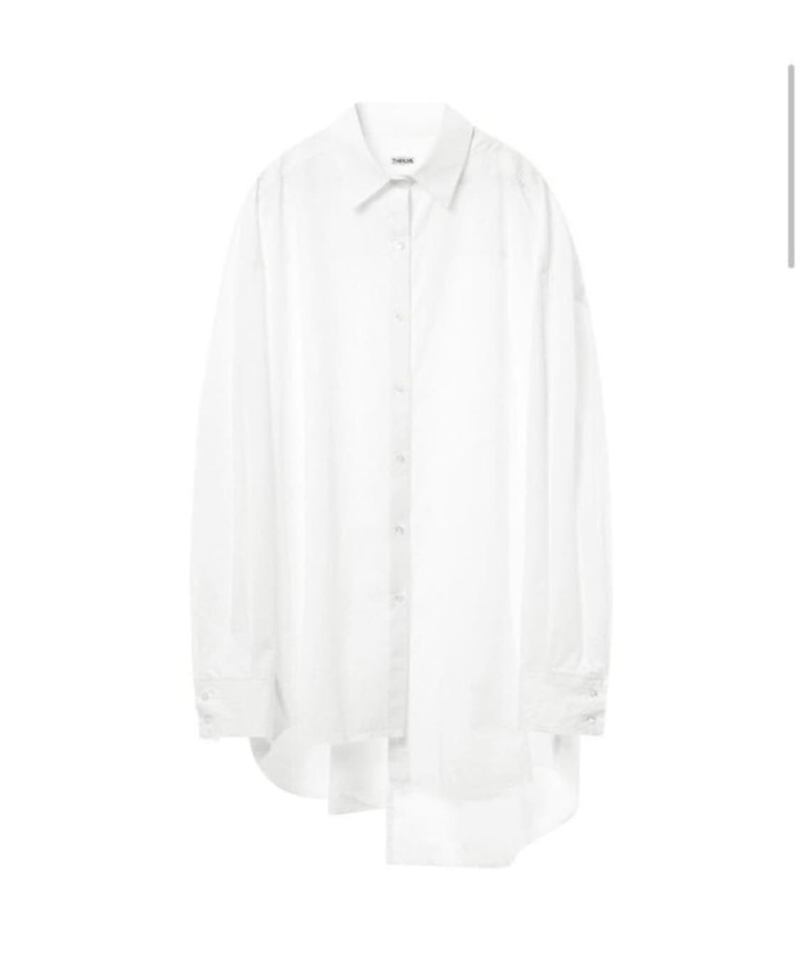 THEILMA 더일마 23년 ZEN 언발란스 셔츠 상품이미지1