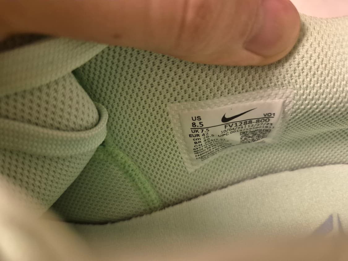 나이키 자 1 EP 브라이트 만다린 베이퍼 그린 265 상품이미지6