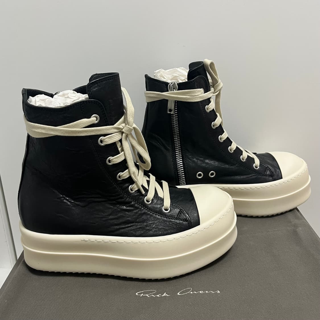 [36,37,38,39]릭오웬스 26ss 메가범퍼 라몬즈/블랙 상품이미지3