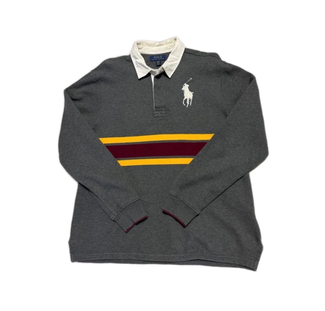 🔥폴로 랄프로렌 빅포니 그레이 럭비티 카라티🔥 상품이미지2