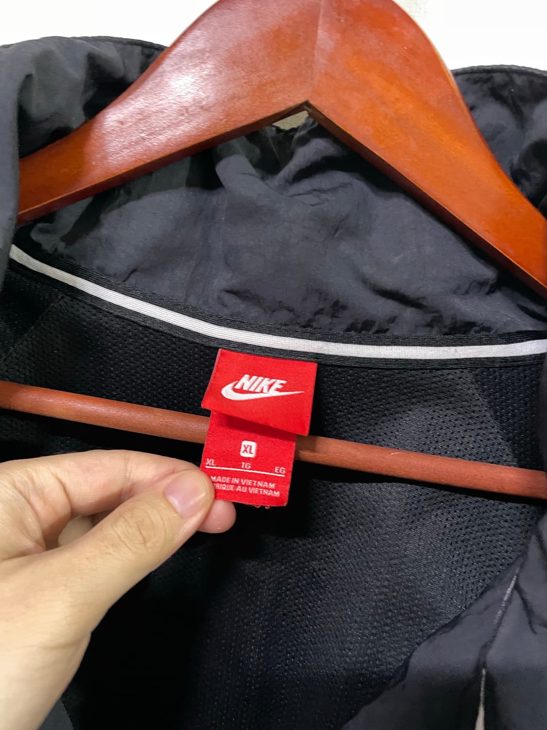 나이키 아노락 반집업 나이키 우븐 나일론 바람막이 110-120 상품이미지4