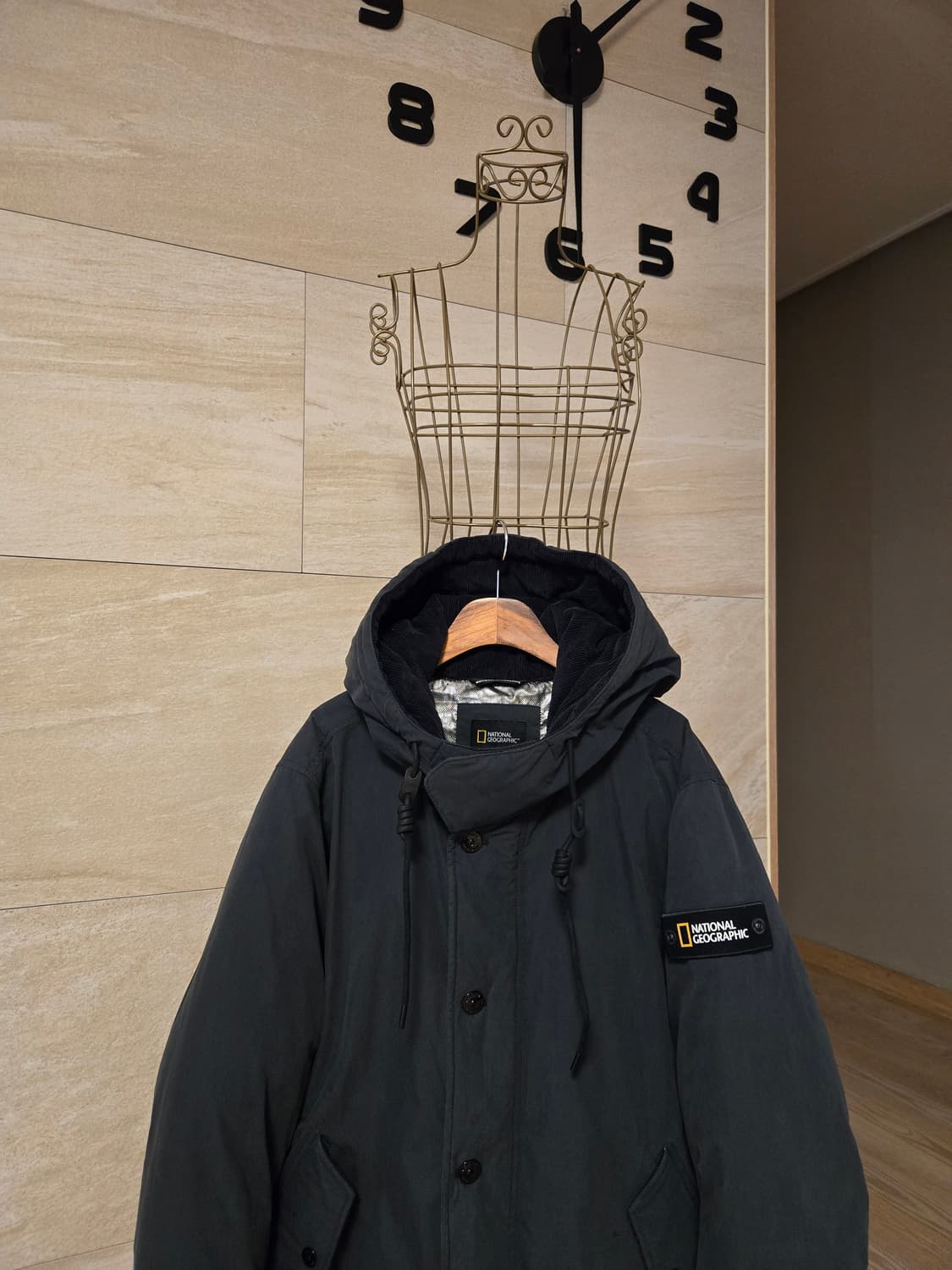 [L/100] 내셔널지오그래픽 남성 덕다운 패딩 상품이미지2