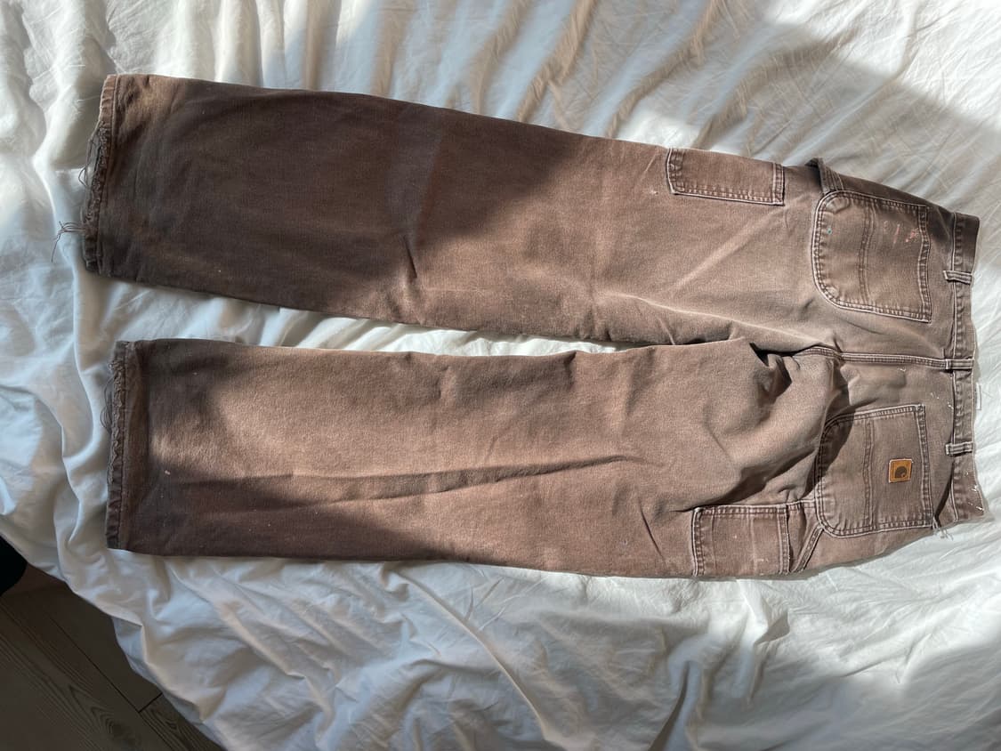 Vintaw Carhartt brown pants distressed 상품이미지7
