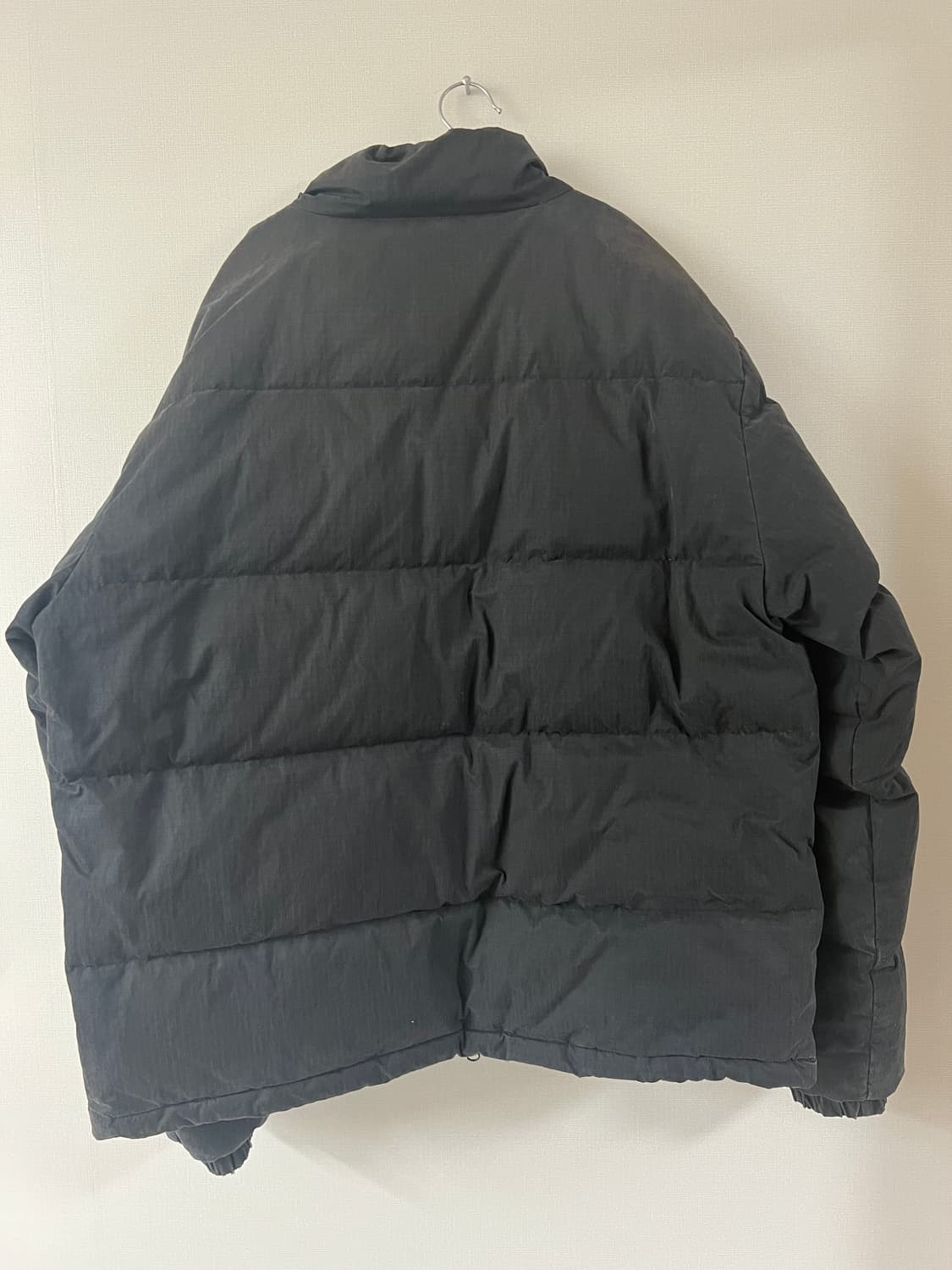 스투시 립스탑 다운 퍼퍼 자켓 블랙 L 상품이미지3