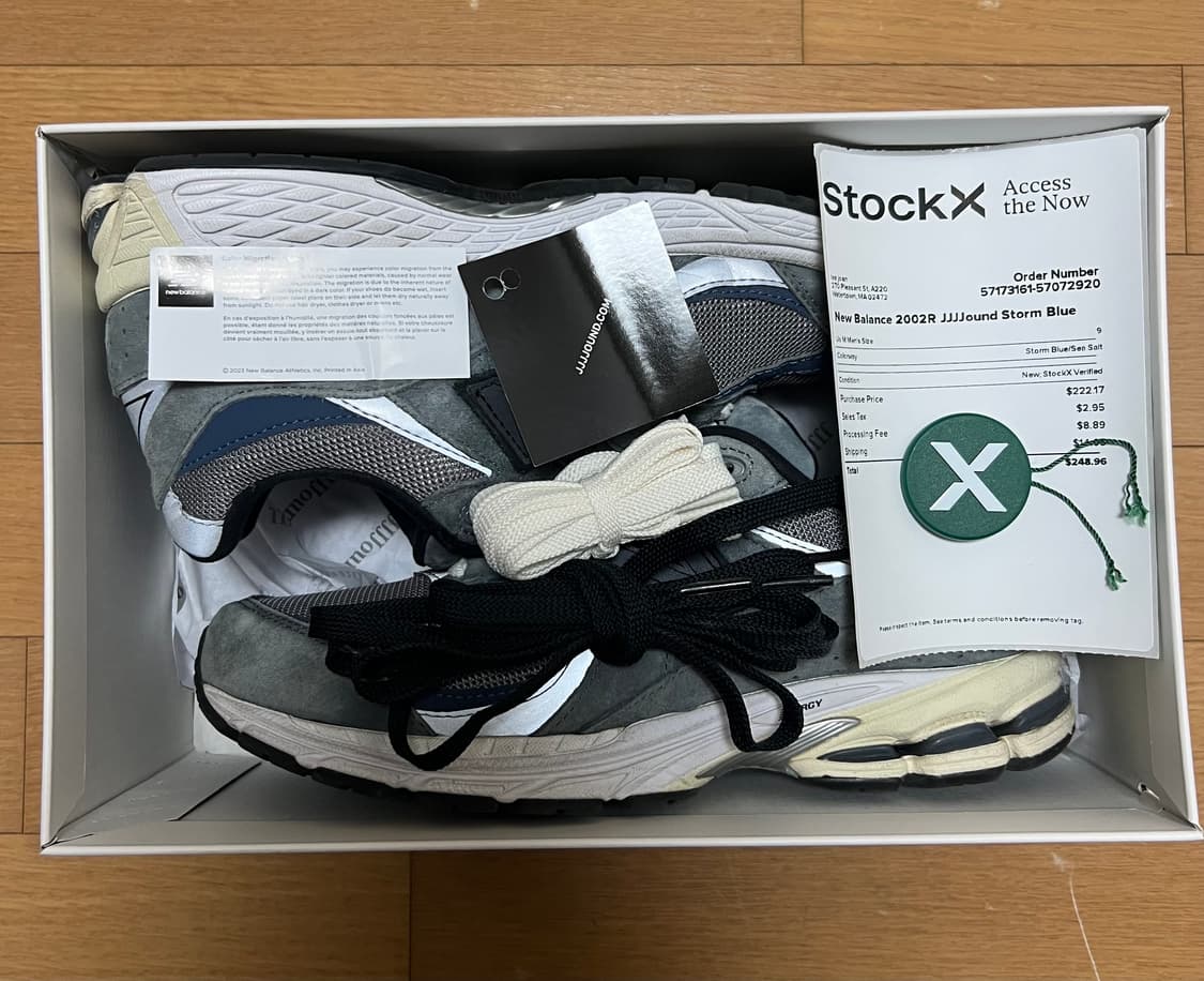 뉴발란스 x 자운드 2002R 스톰 블루 270 상품이미지1