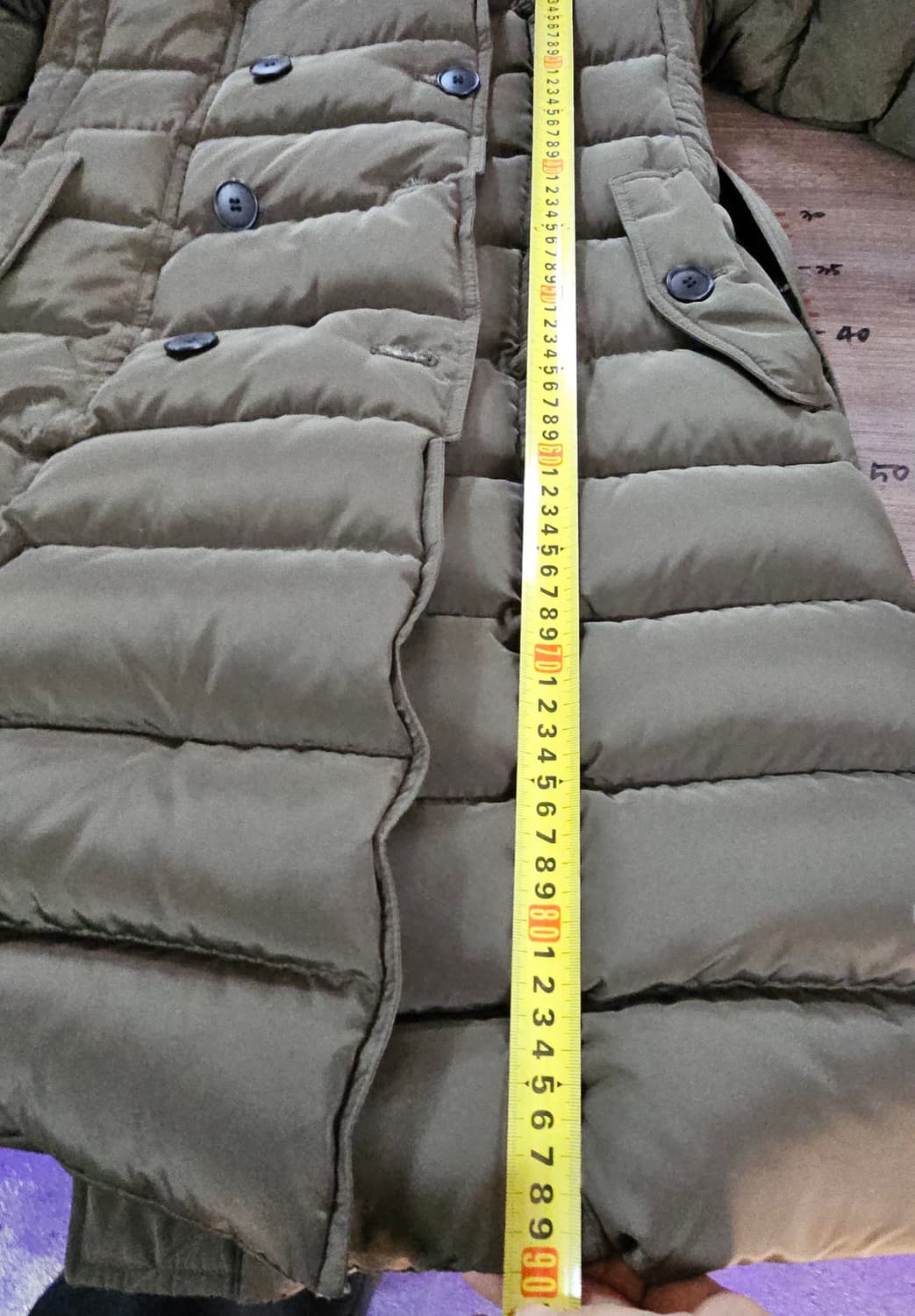 Kenneth  lady  카키 퍼 패딩 코트  55 상품이미지9