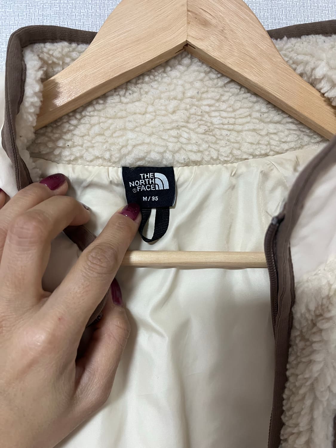 노스페이스 롱뽀글이 M 95 상품이미지5