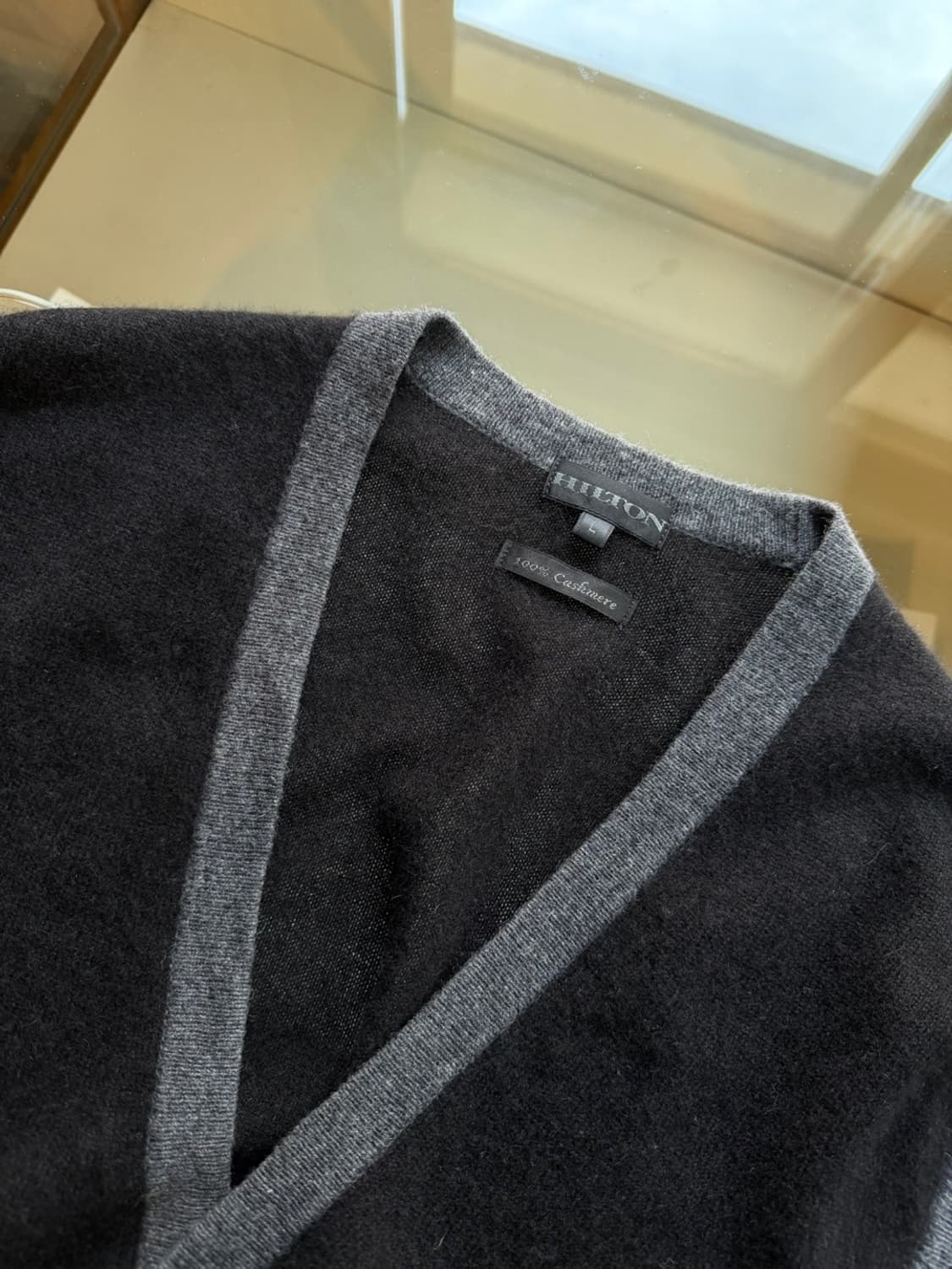 힐톤 캐시미어 니트 베스트 100 상품이미지8