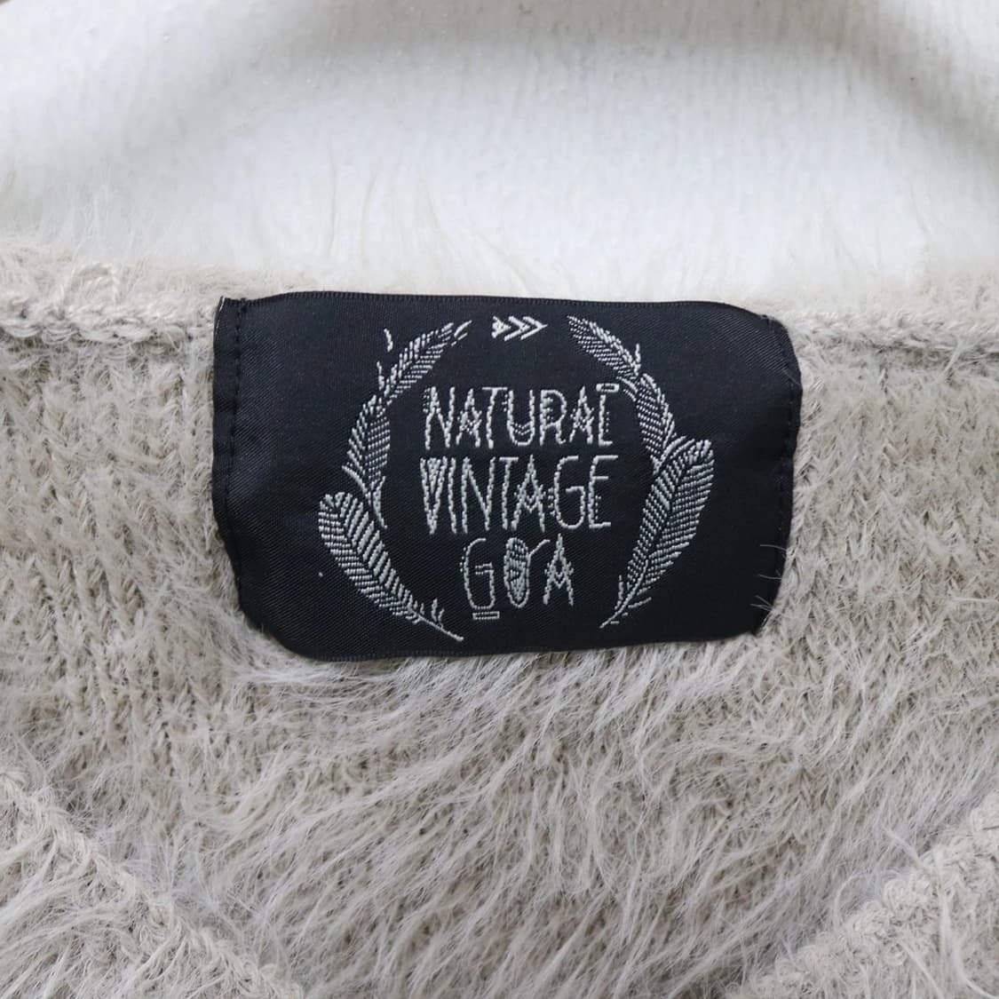 내추럴빈티지 브라운 날개사 니트 60207 상품이미지7