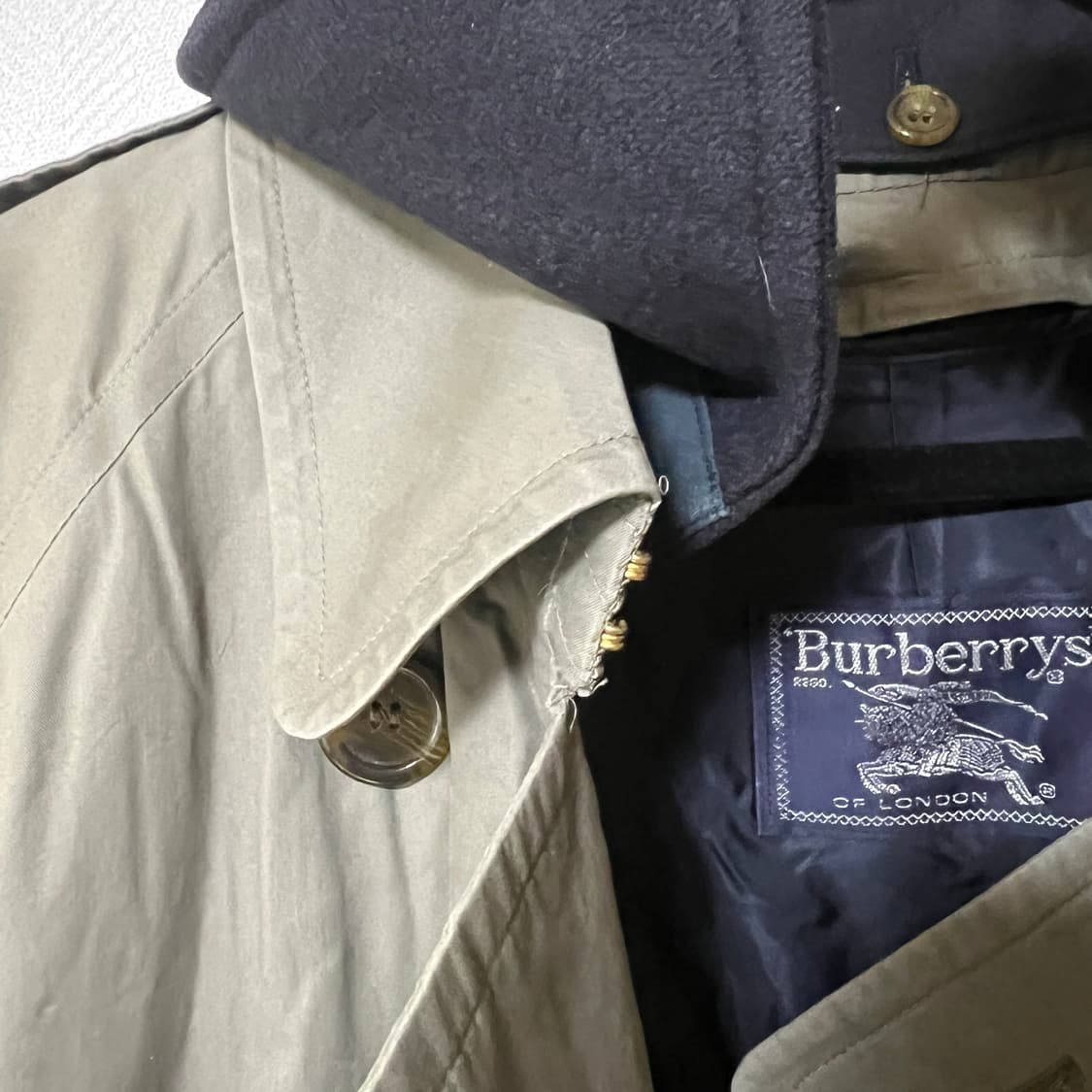 버버리 더블 브레스티드 울카라 트렌치코트 38 상품이미지10